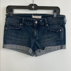 Bullhead Blue Jean Shorts Cuffed Hem Size 7 (Juniors)